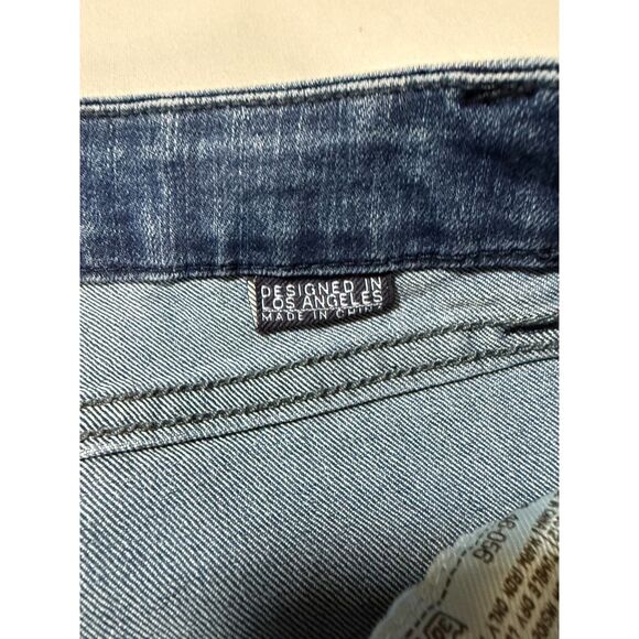 Dear John Bootcut Distressed Women's Medium Wash Jeans Size 25 Tailor Made Chic - Picture 13 of 14